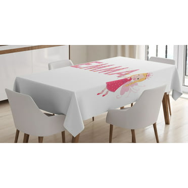 INTERESTPRINT Animal Dog Paw Pattern 60x 84 Rectangular Table Cover for Party 